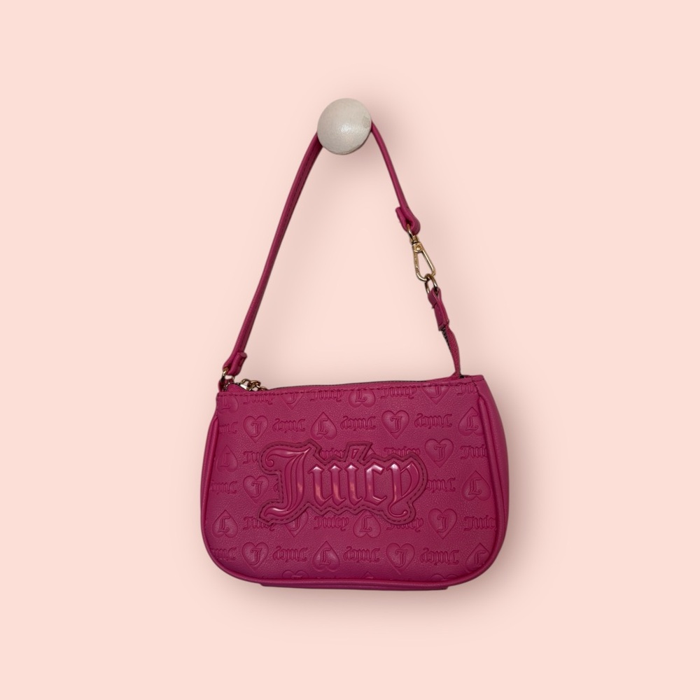Juicy Couture Pink Embossed Shoulder Bag
